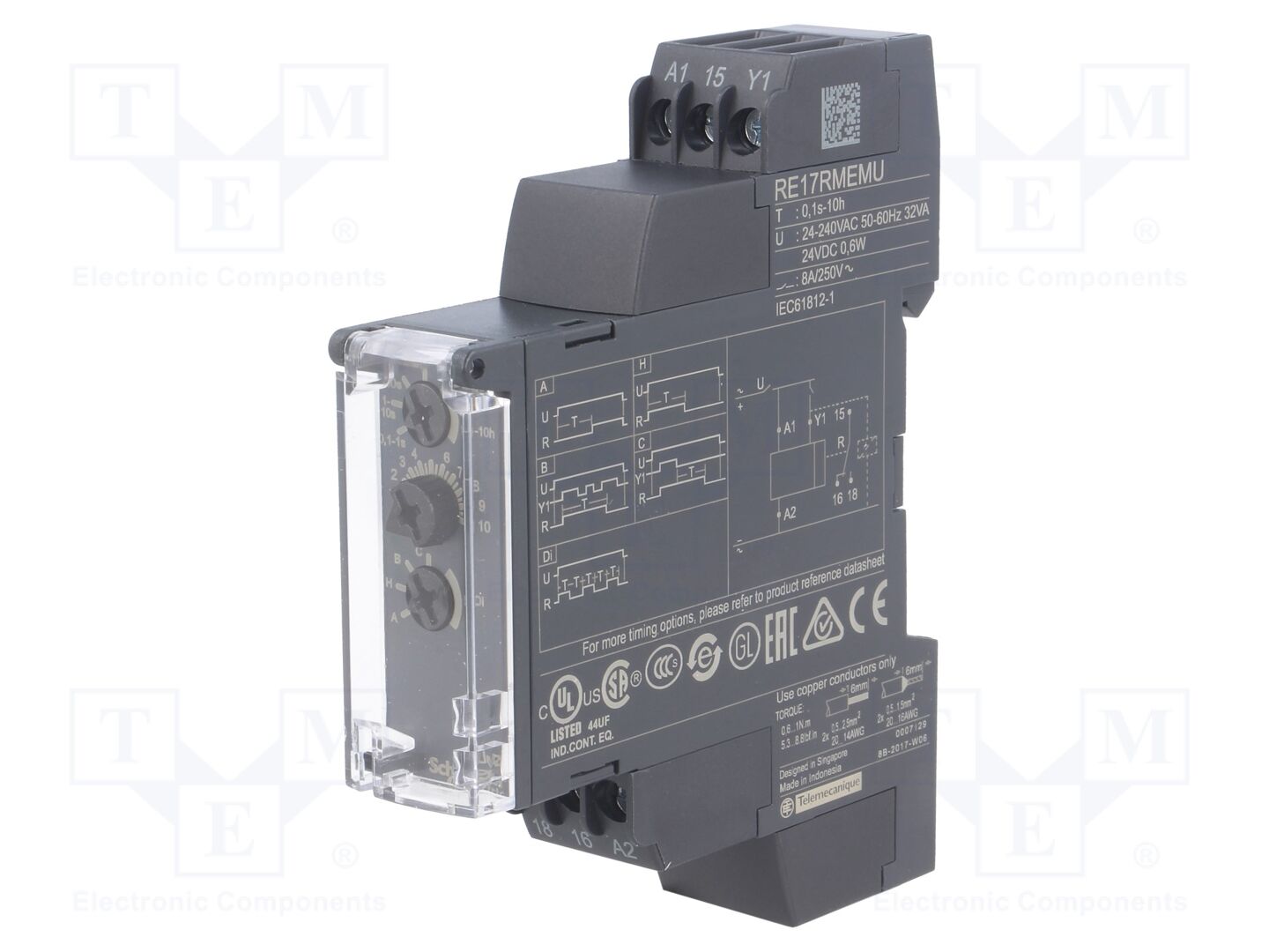 SCHNEIDER ELECTRIC RE17RMEMU Ajastinrele 0,1s÷10h