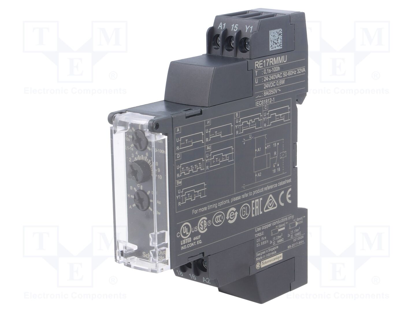 SCHNEIDER ELECTRIC RE17RMMU Ajastin 0,1s-100h