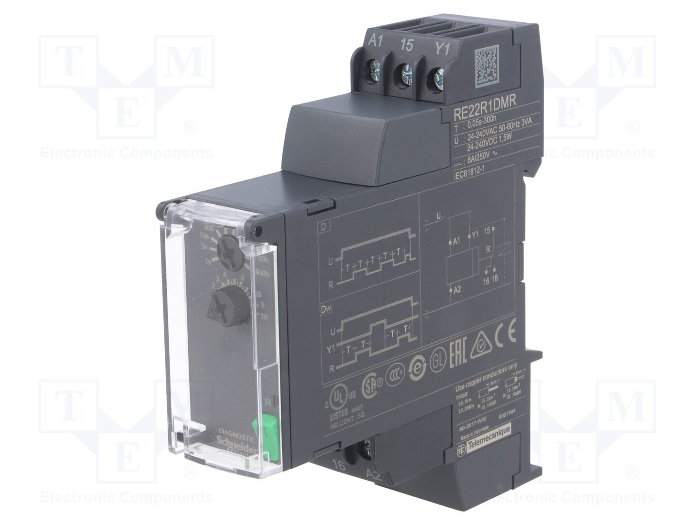 SCHNEIDER ELECTRIC RE22R1DMR Ajastin 0,05s÷300h