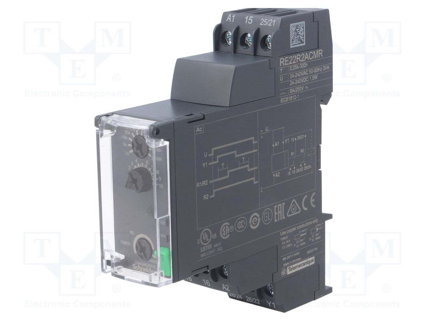 SCHNEIDER ELECTRIC RE22R2ACMR Ajastin 0,05s÷300h