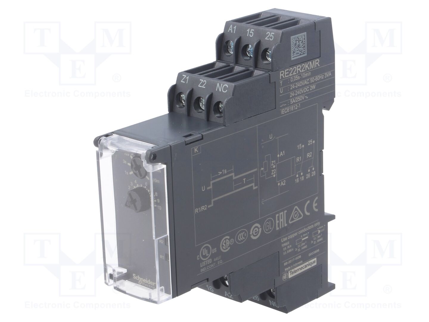 SCHNEIDER ELECTRIC RE22R2KMR Ajastin 0,05s÷10min