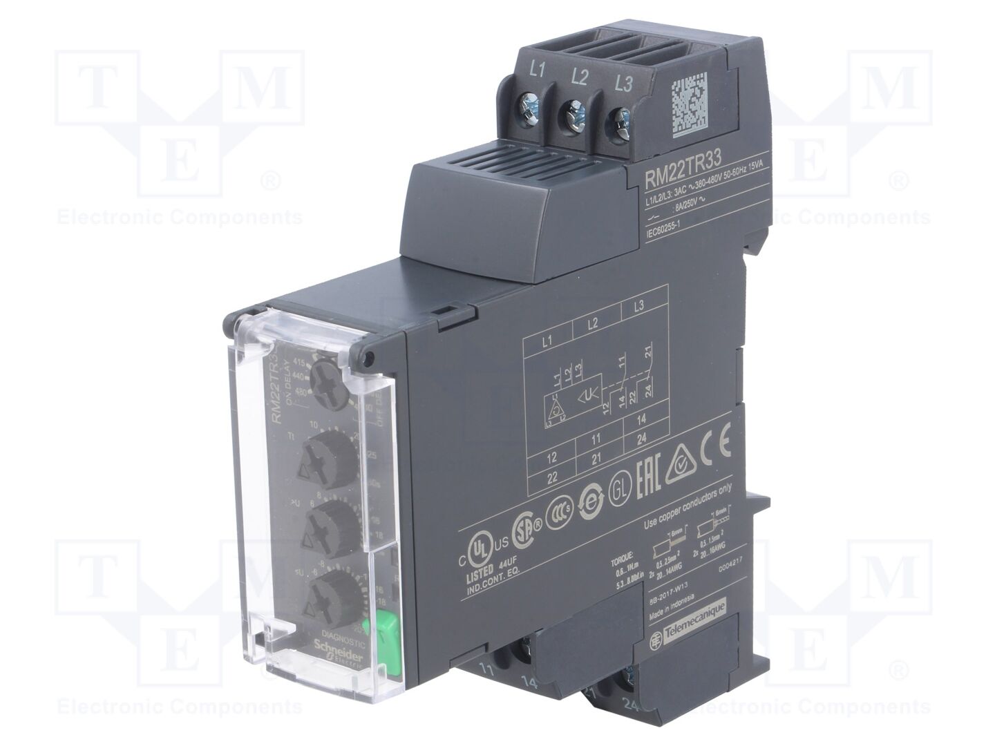 SCHNEIDER ELECTRIC RM22TR33 Jännitemonitorointirele 106 g