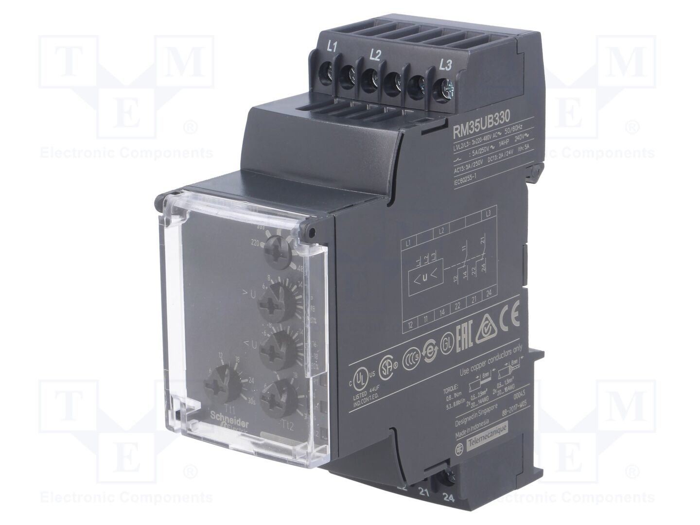 SCHNEIDER ELECTRIC RM35UB330 Jännitteenvalvontarele DIN-kisko