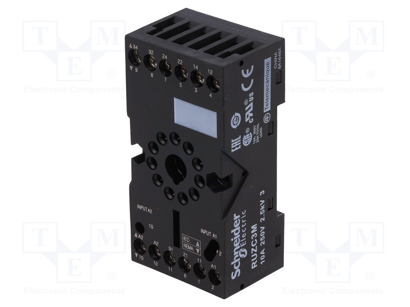 SCHNEIDER ELECTRIC RUZC3M Pistorasia 11-napainen