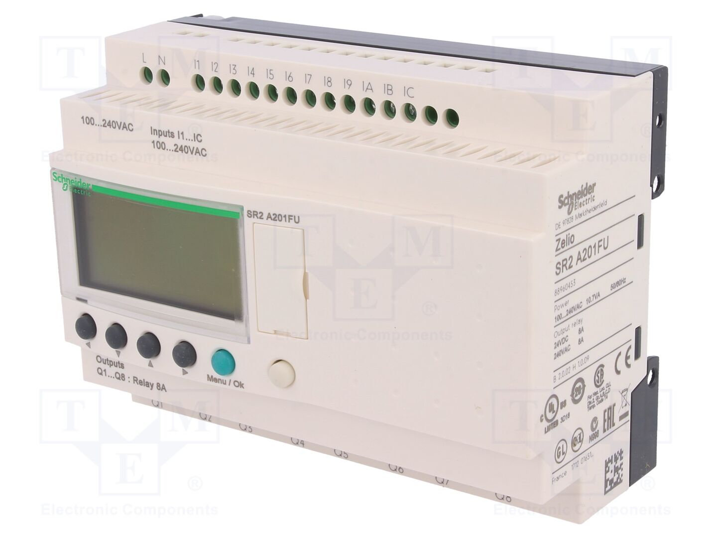 SCHNEIDER ELECTRIC SR2A201FU Ohjelmoitava rele 12 tuloa, 8 lähtöä