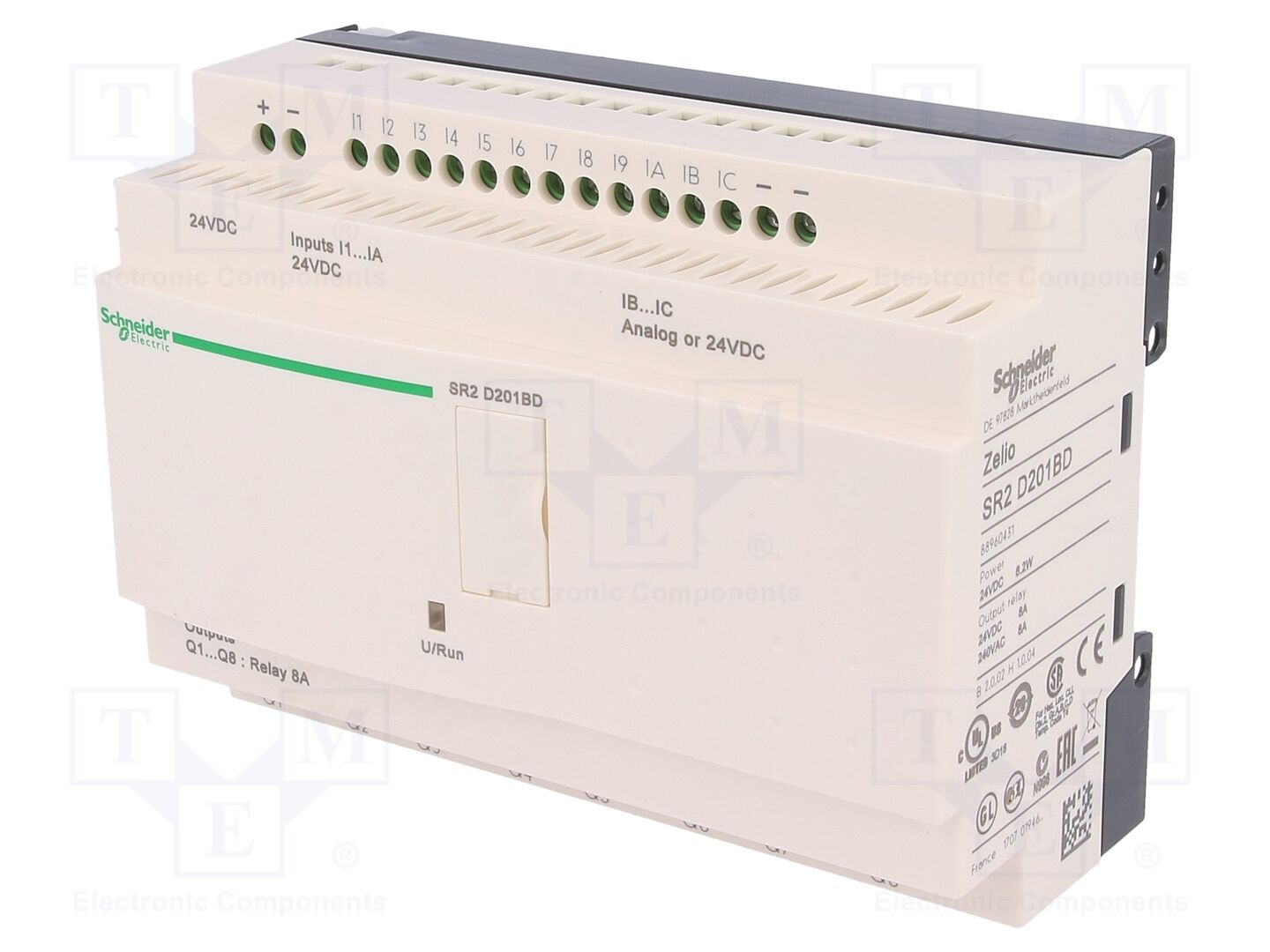 SCHNEIDER ELECTRIC SR2D201BD Ohjelmoitava rele IN: 12