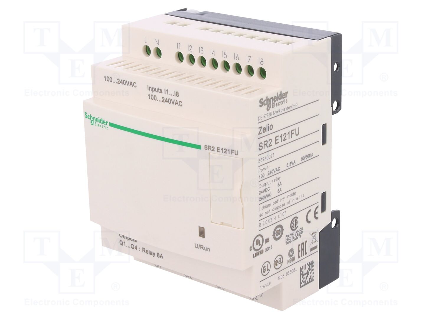 SCHNEIDER ELECTRIC SR2E121FU Ohjelmoitava rele IN 8 / OUT 4
