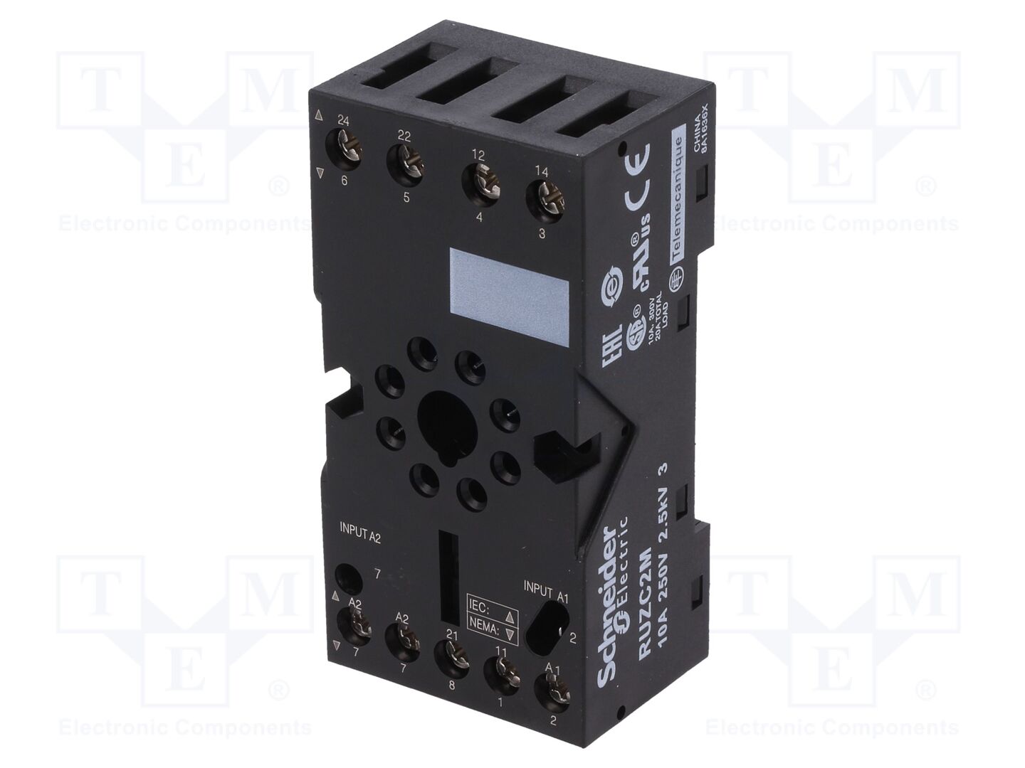 SCHNEIDER ELECTRIC RUZC2M Relekanta 8-napainen