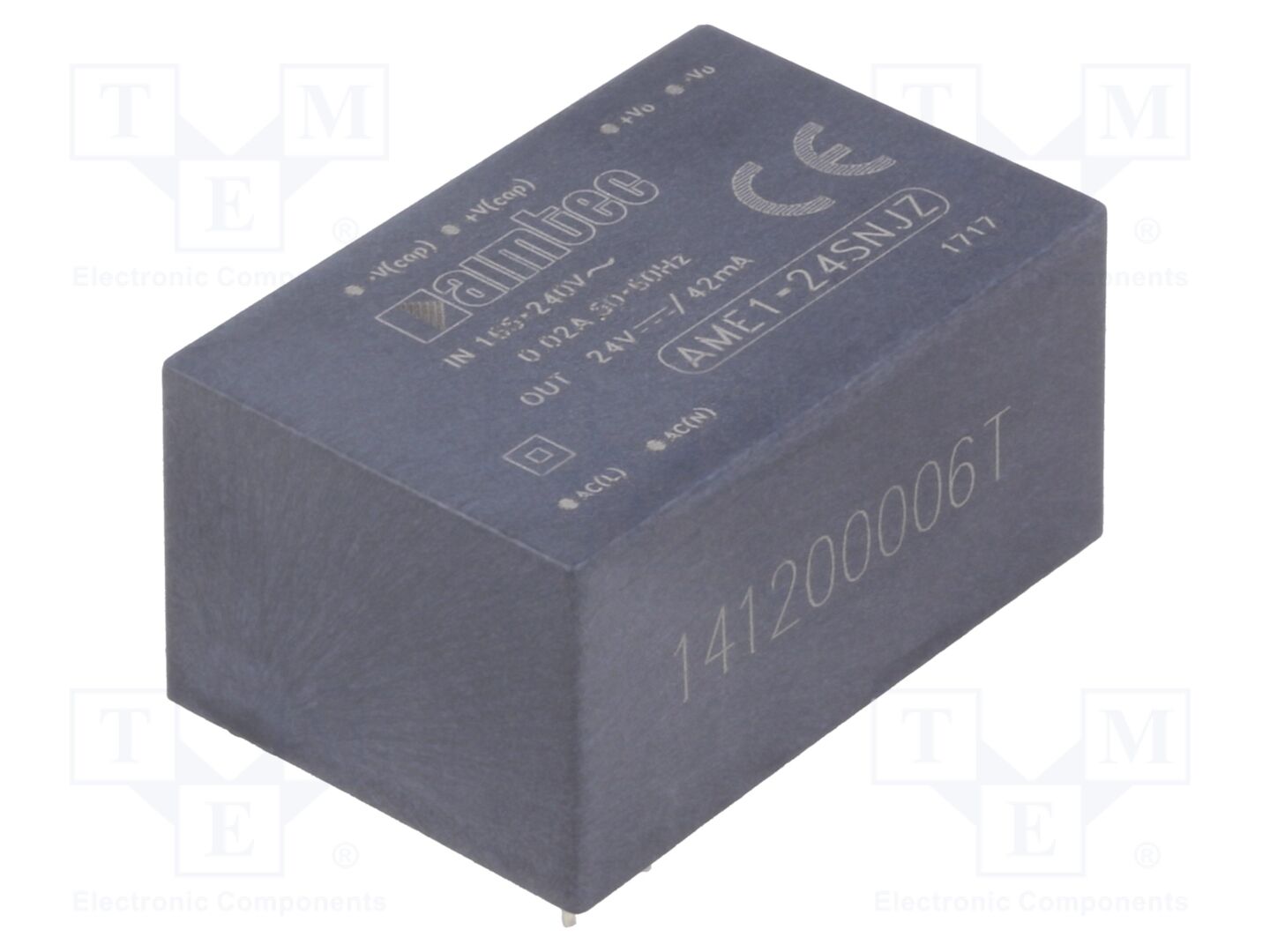 AIMTEC AME1-24SNJZ AC/DC-muunnin 1W 24VDC
