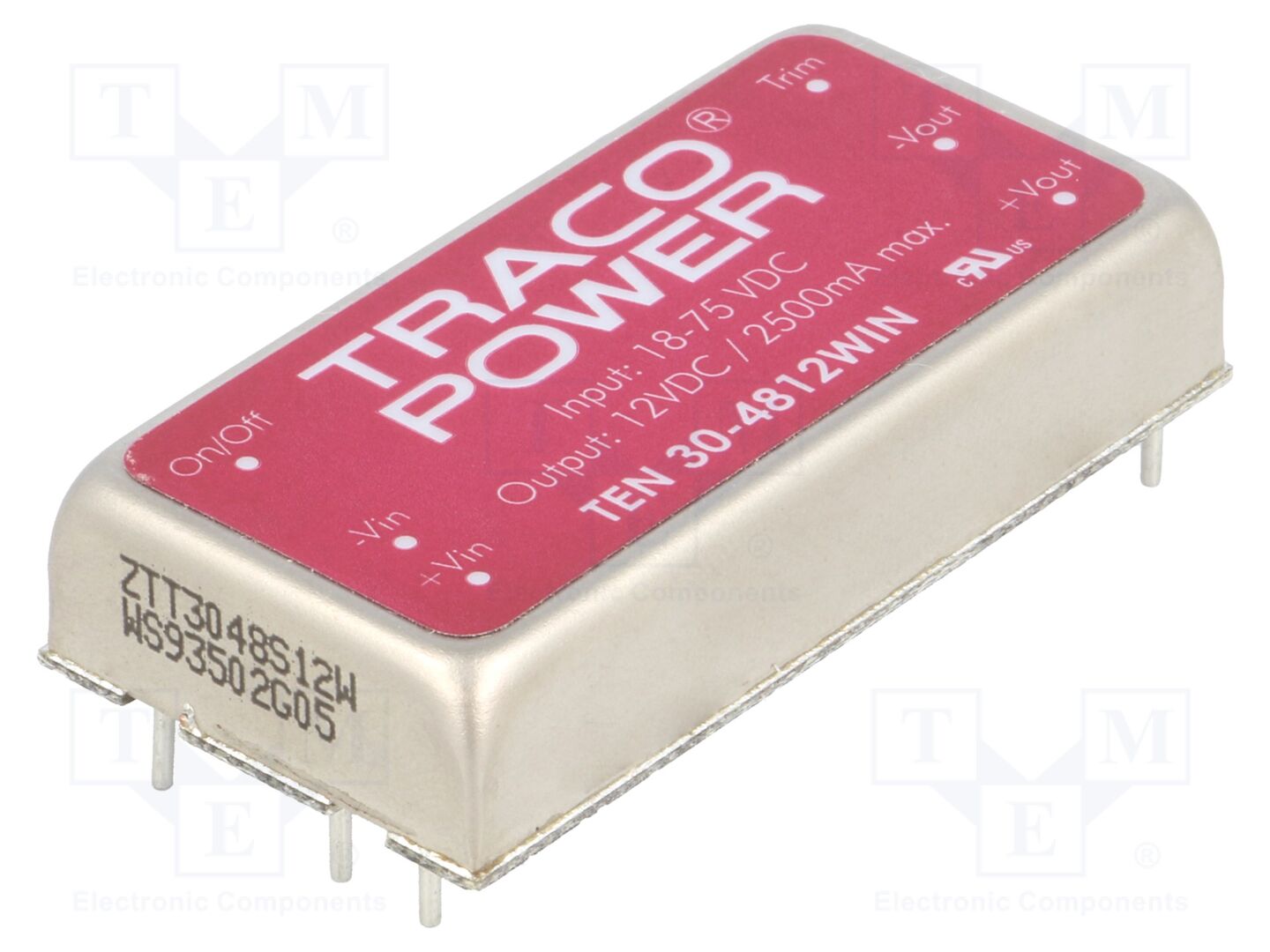 TRACO POWER TEN30-4812WIN DC/DC-muunnin 30W