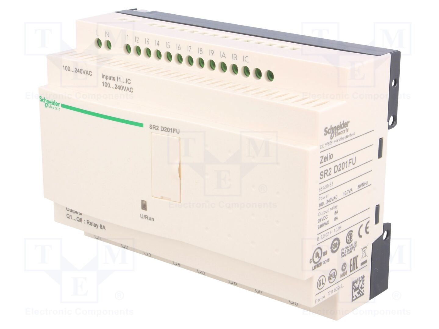 SCHNEIDER ELECTRIC SR2D201FU Ohjelmoitava rele 12 tuloa / 8 lähtöä