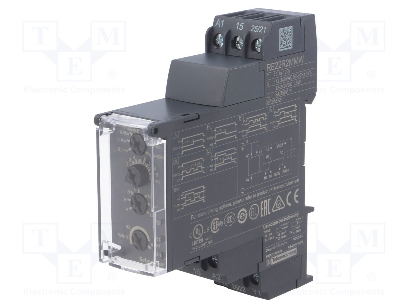 SCHNEIDER ELECTRIC RE22R2MMW Ajastin 0,05s-100h