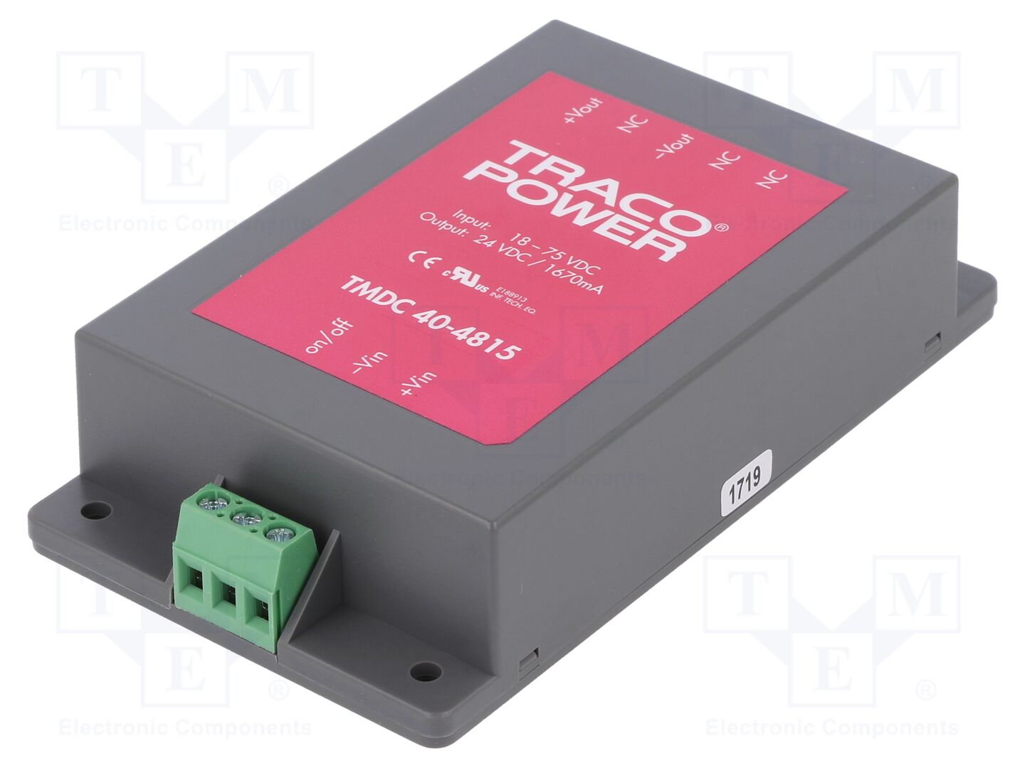 TRACO POWER TMDC40-4815 DC/DC-muunnin 40W