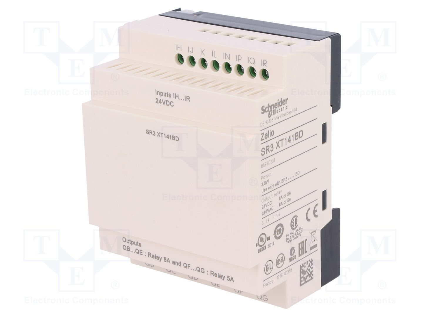 SCHNEIDER ELECTRIC SR3XT141BD Automaatiomoduuli 24VDC