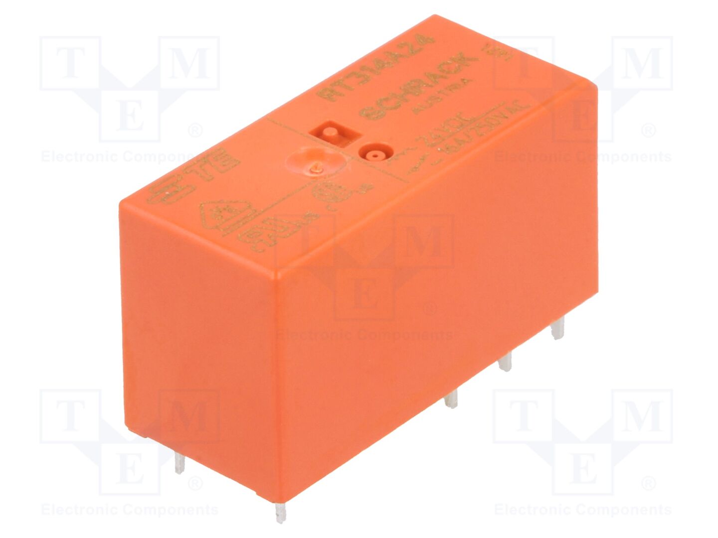 TE Connectivity RT314A24 Sähkömagneettinen rele 16A
