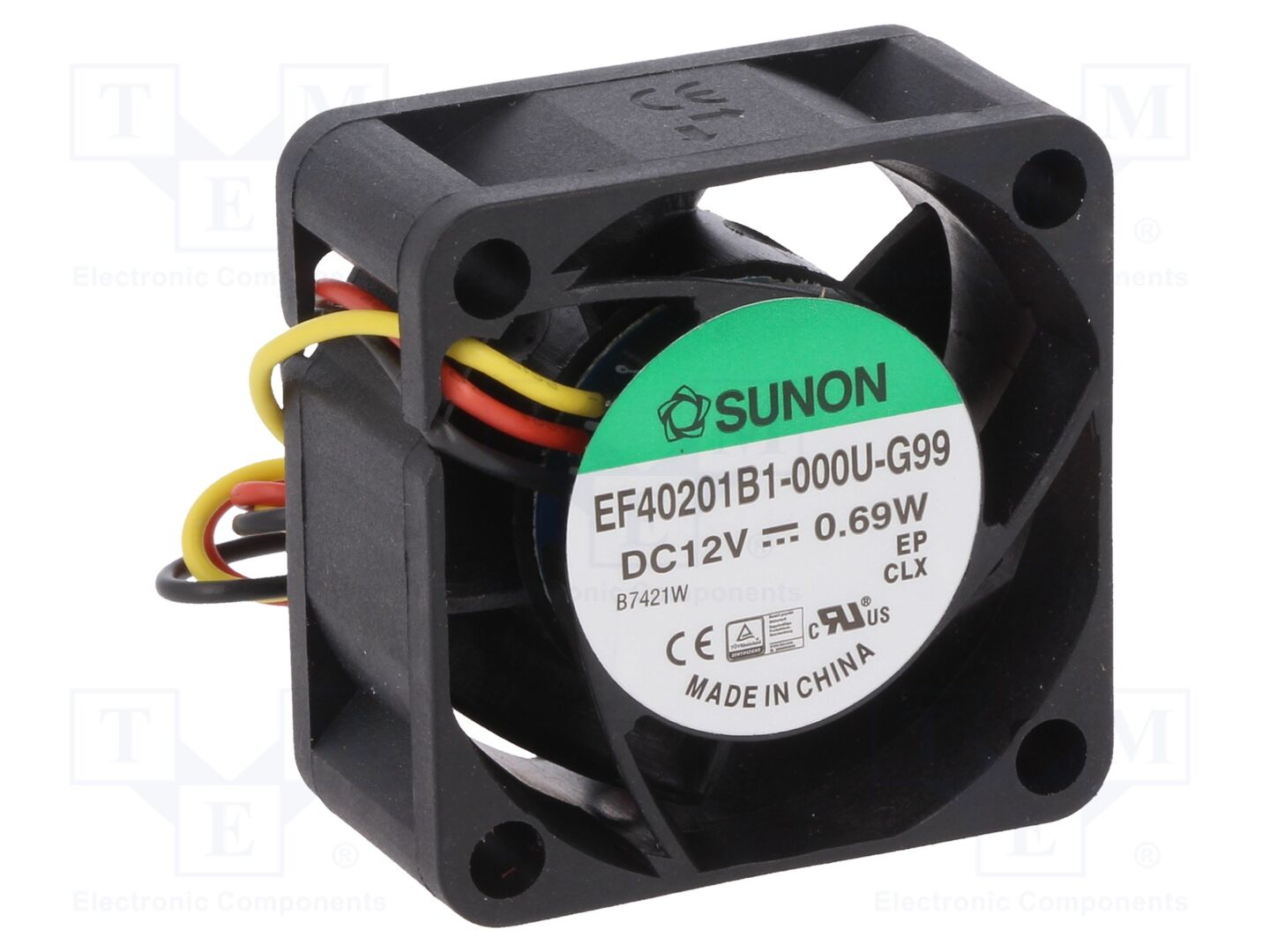 SUNON EF40201B1-G99 Aksiaalipuhallin 12VDC