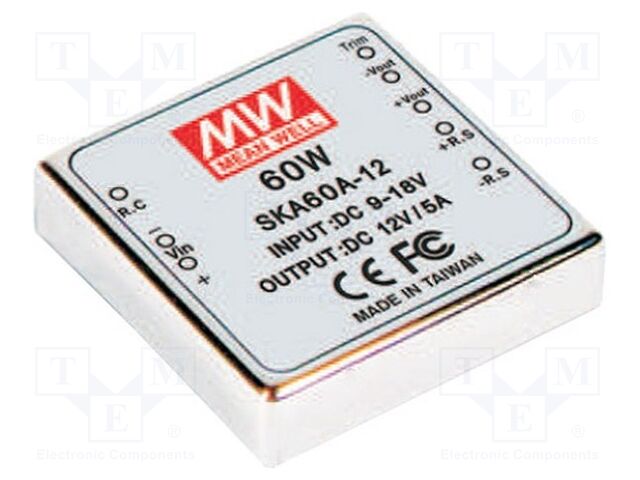 MEAN WELL SKA60B-12 DC/DC-muunnin 60W