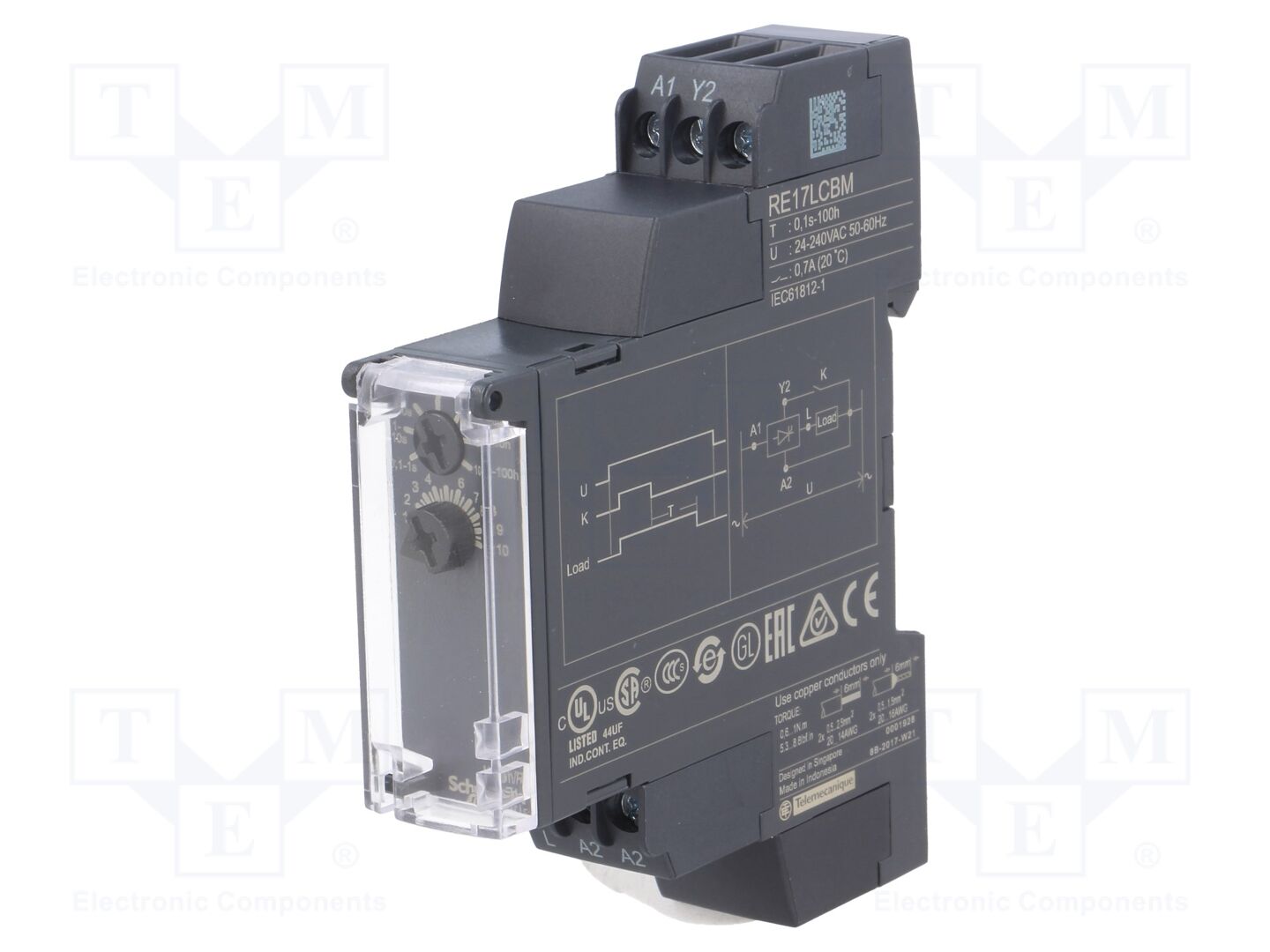 SCHNEIDER ELECTRIC RE17LCBM Ajastin 24-240VAC