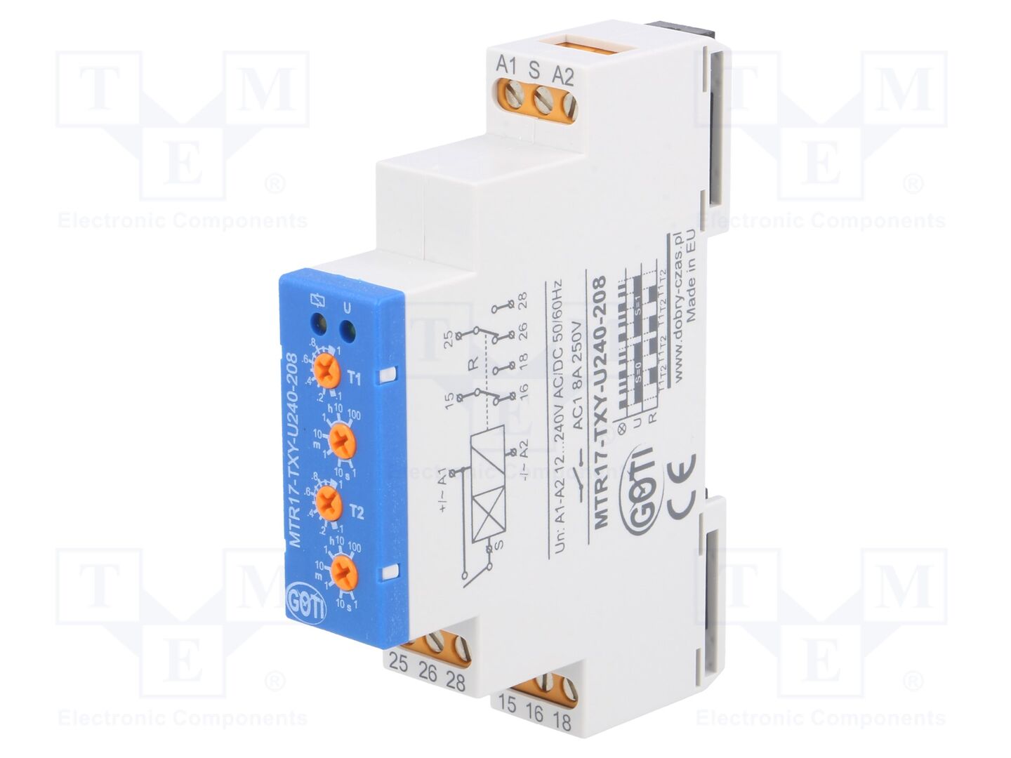 DOBRY CZAS MTR17-TXY-U240-208 Ajastin 1s÷100h