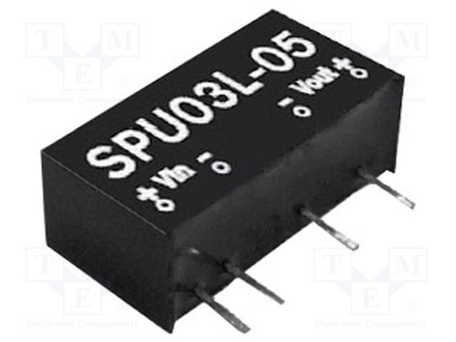 MEAN WELL SPU03L-12 DC/DC-muunnin 3W