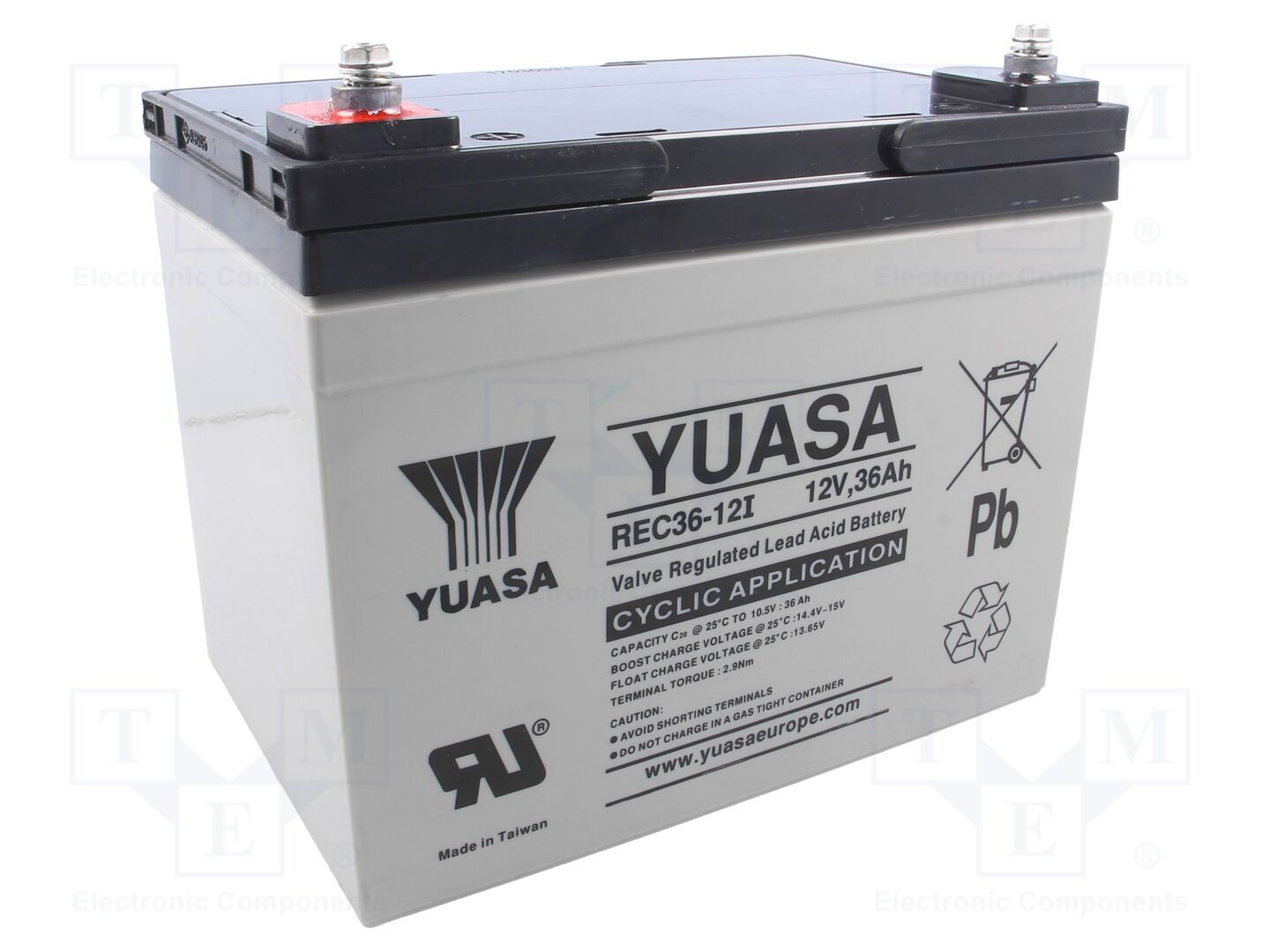 YUASA ACCU-REC36-12/Y Happoakku 12V 36Ah