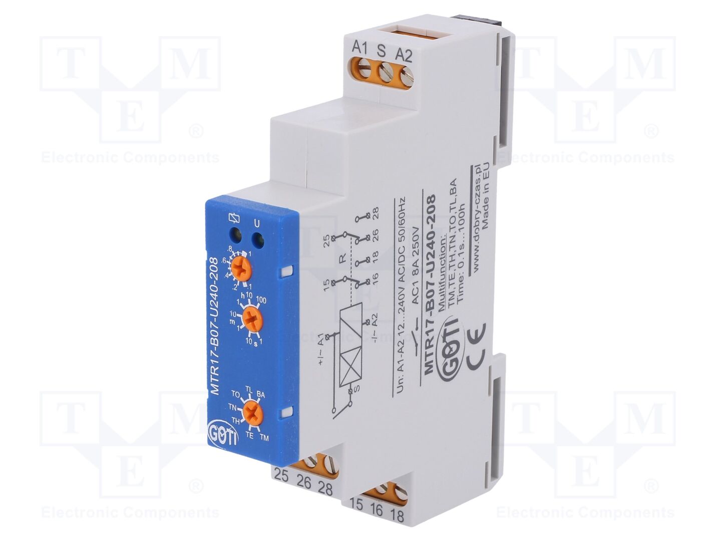 DOBRY CZAS MTR17-B07-U240-208 Ajastin 1s-100h