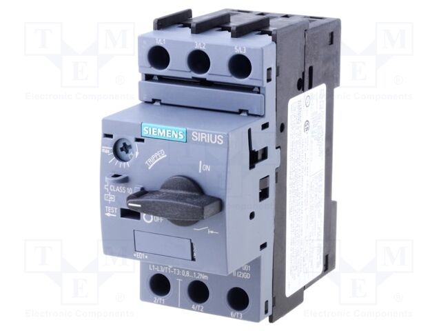 SIEMENS 3RV2011-1HA10 Moottorinsuojakatkaisija 3kW