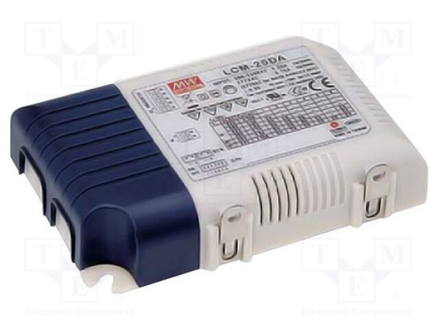 MEAN WELL LCM-25DA LED-virtalähde DALI 25W 6-54VDC