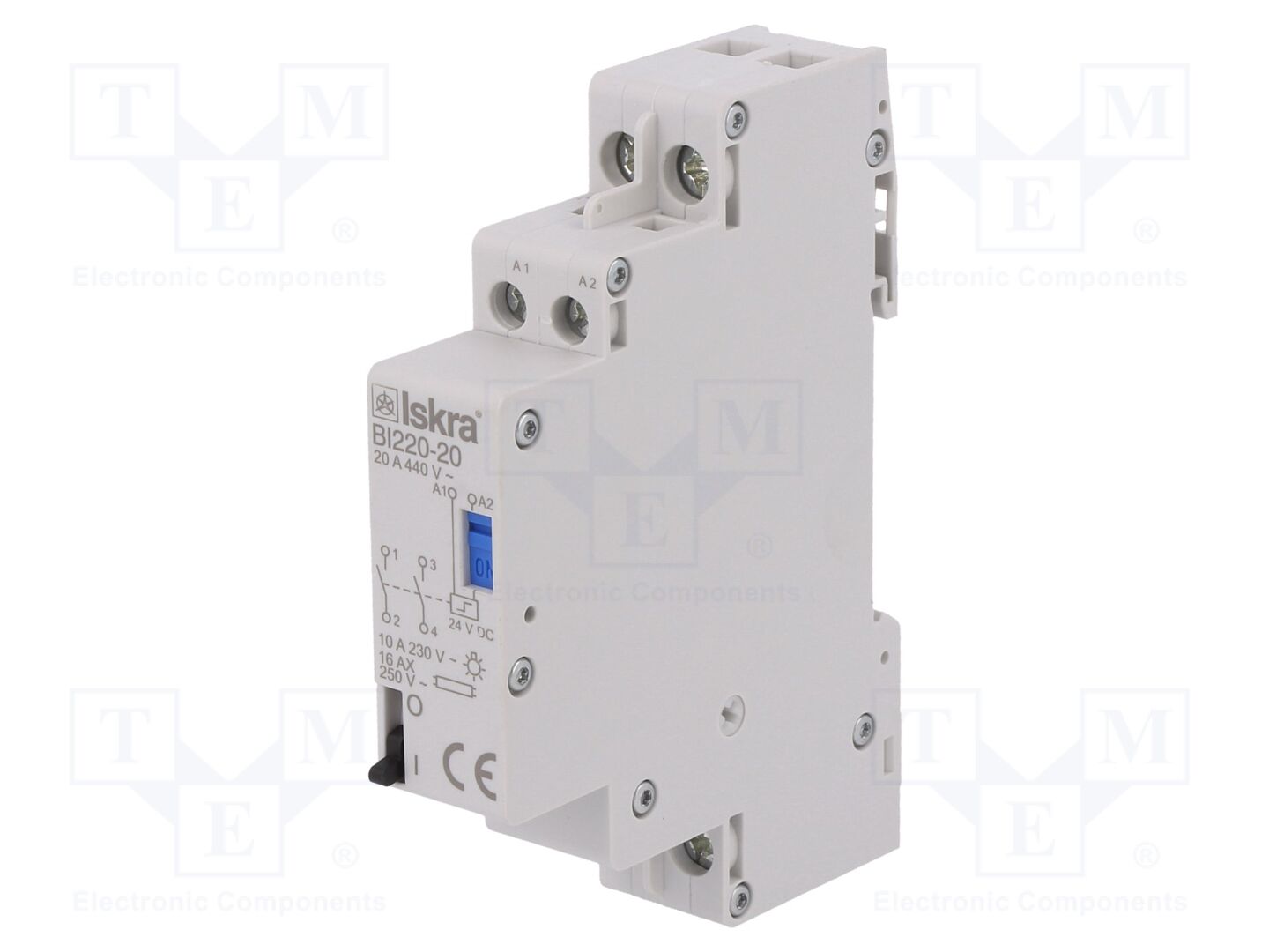 ISKRA BI220-20/24VDC Asennusrele 24VDC