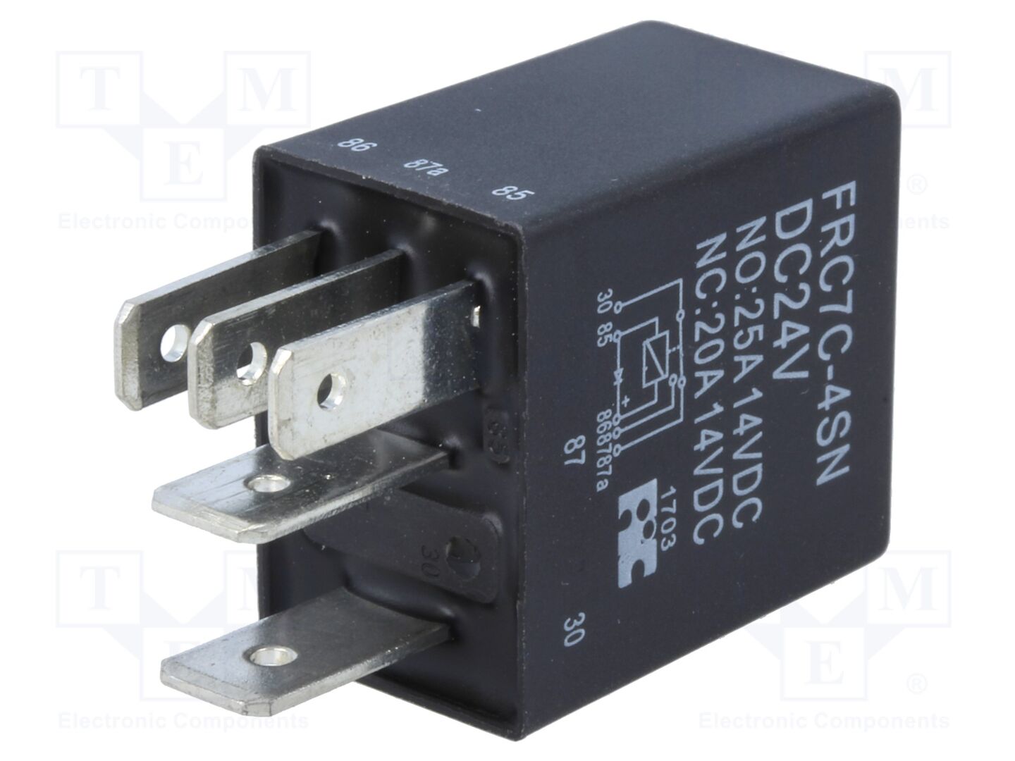 FORWARD INDUSTRIAL CO. FRC7C-4SN-DC24V Sähkömagneettinen rele 25A (50 kpl erä)