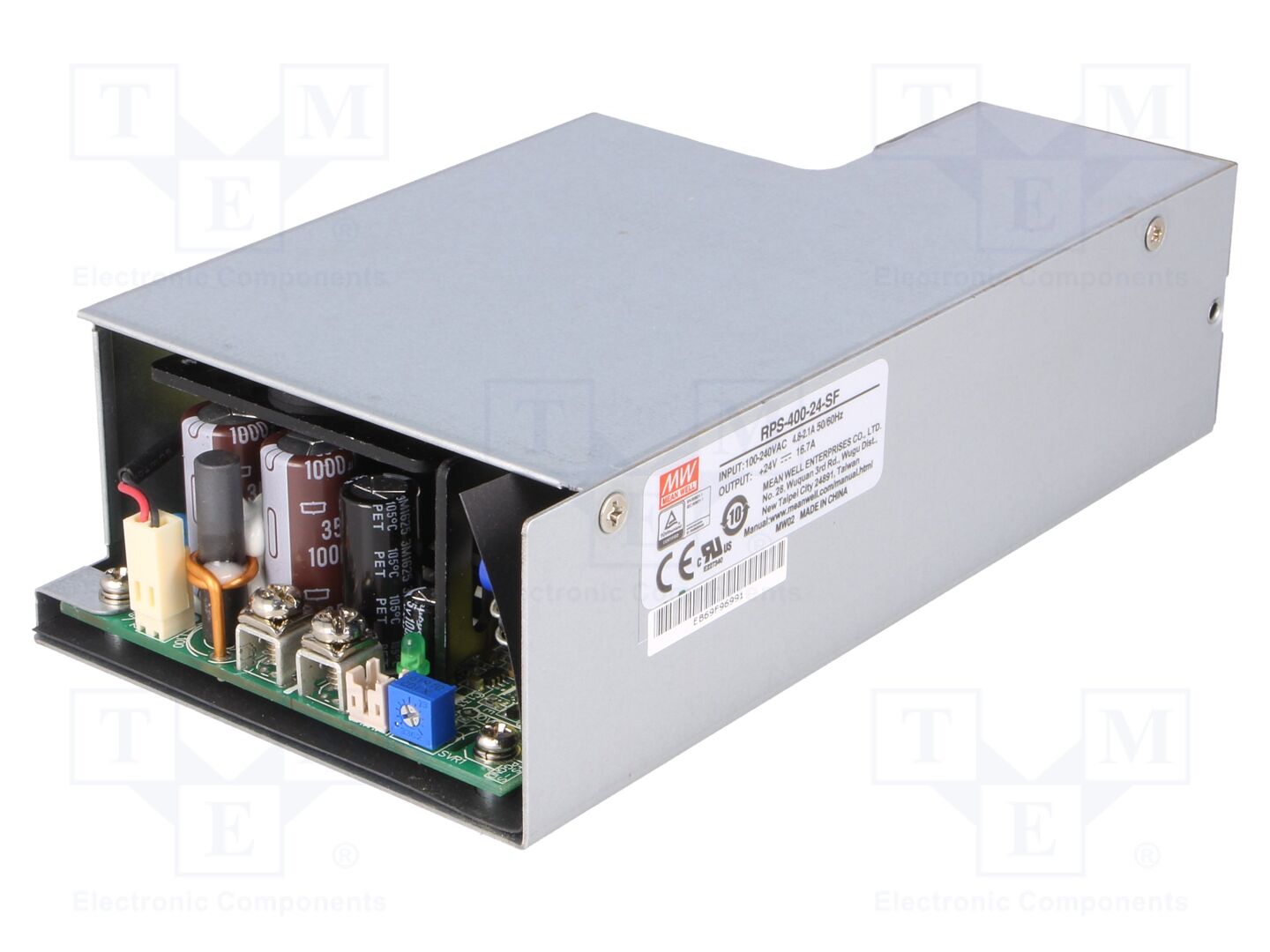 MEAN WELL RPS-400-24-SF Avoin kehikko kytkinlähde 400W 24VDC