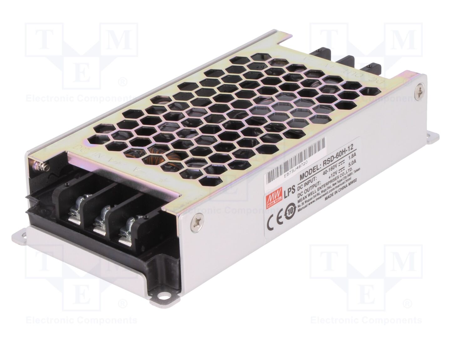 MEAN WELL RSD-60H-12 DC/DC-muunnin 60W