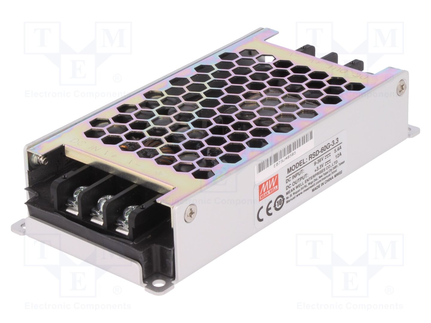 MEAN WELL RSD-60G-3.3 DC/DC-muunnin 39.6W