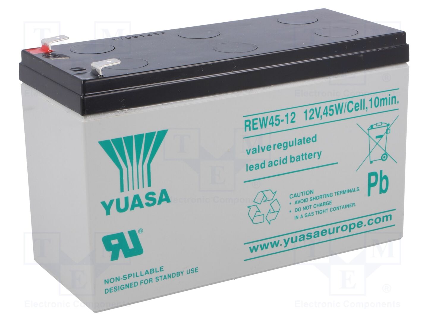 YUASA ACCU-REW45-12/Y Hapotkenno 12V