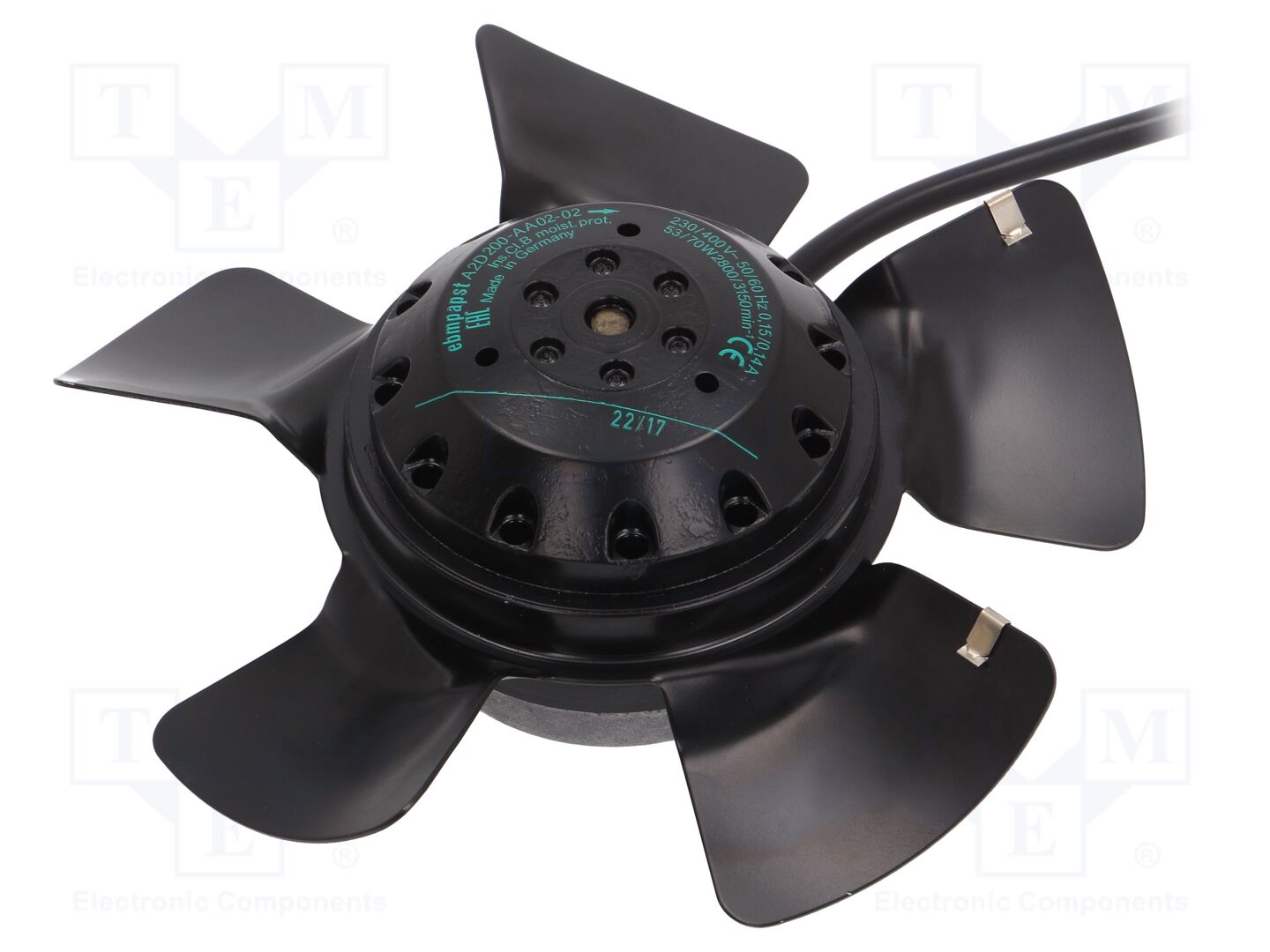 EBM-PAPST A2D200-AA02-02 Aksiaalipuhallin 230/400VAC