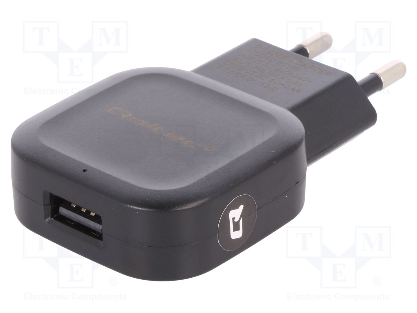 QOLTEC ZSI-50180 Plug-in Power Supply 5VDC 2.24A 12W USB