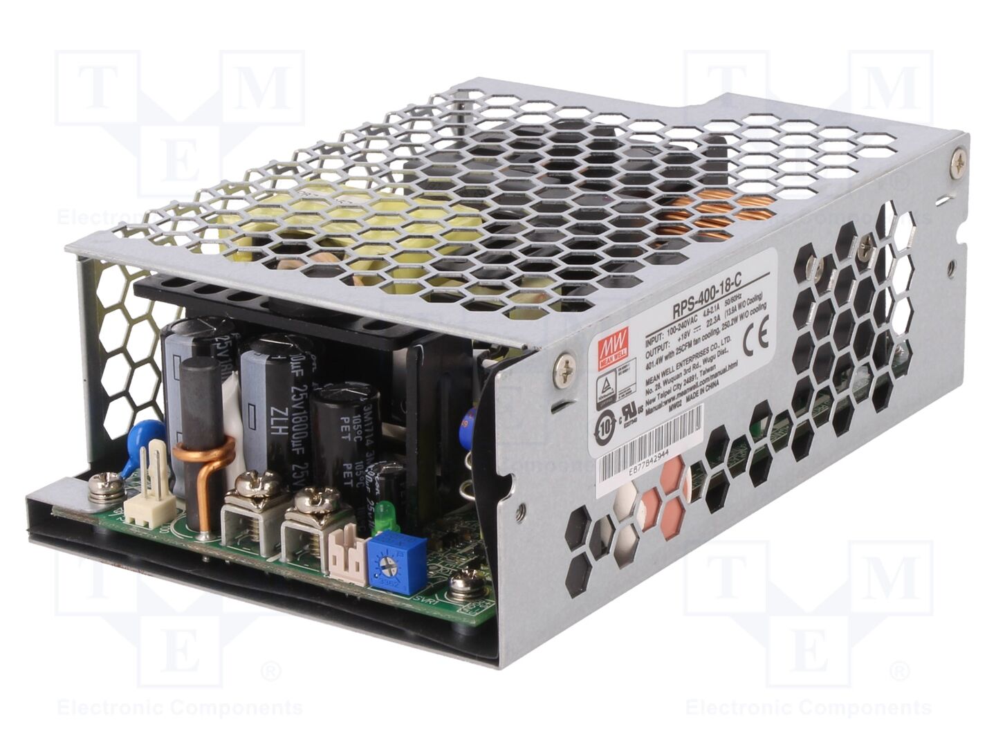 MEAN WELL RPS-400-18-C Avoin kehikko kytkinlähde 400W