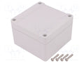 HAMMOND HM-1555E2GY Yleiskotelo 90x90x60mm
