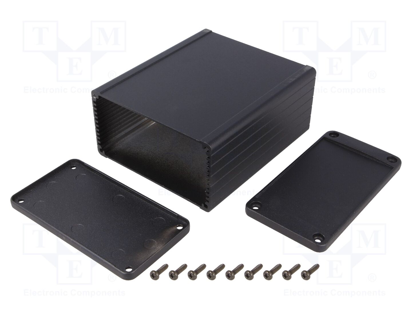 HAMMOND 1457N1201BK Kotelo paneelilla 104x120x55 mm