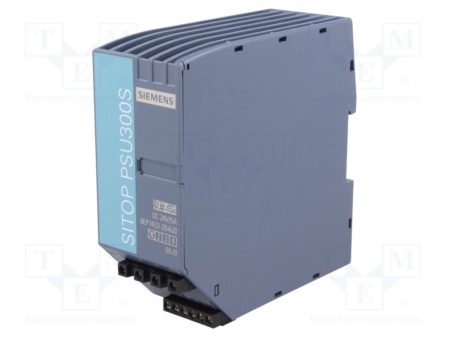 SIEMENS 6EP1433-2BA20 DIN-kiskoon asennettava kytkentävirtalähde 120W 24VDC 5A