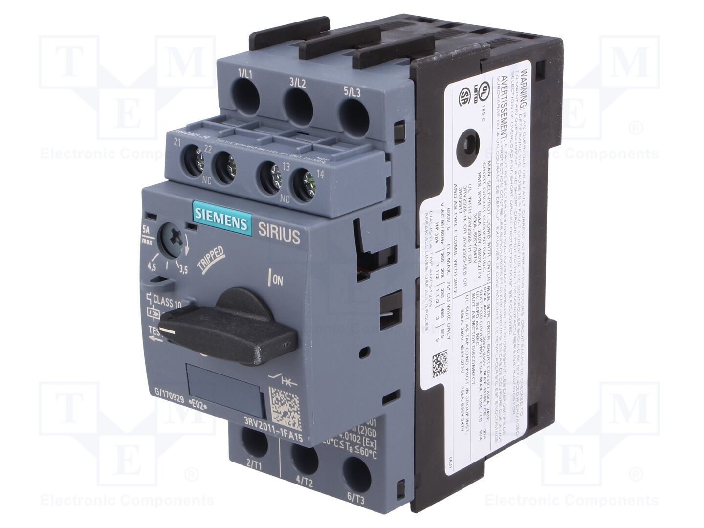 SIEMENS 3RV2011-1FA15 Moottorinsuojakatkaisija 1.5kW