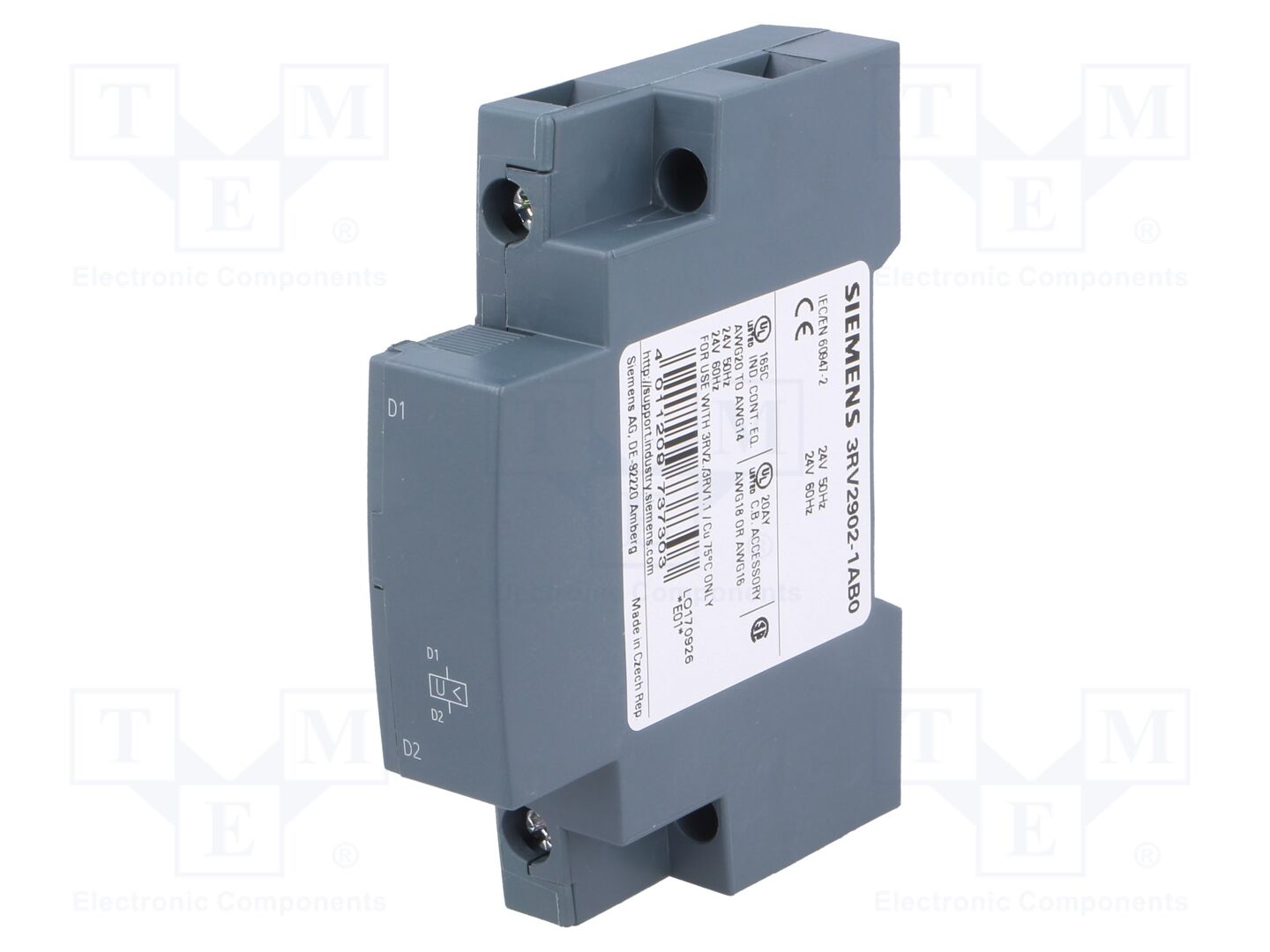 SIEMENS 3RV2902-1AB0 Alijänniteavaaja 24VAC