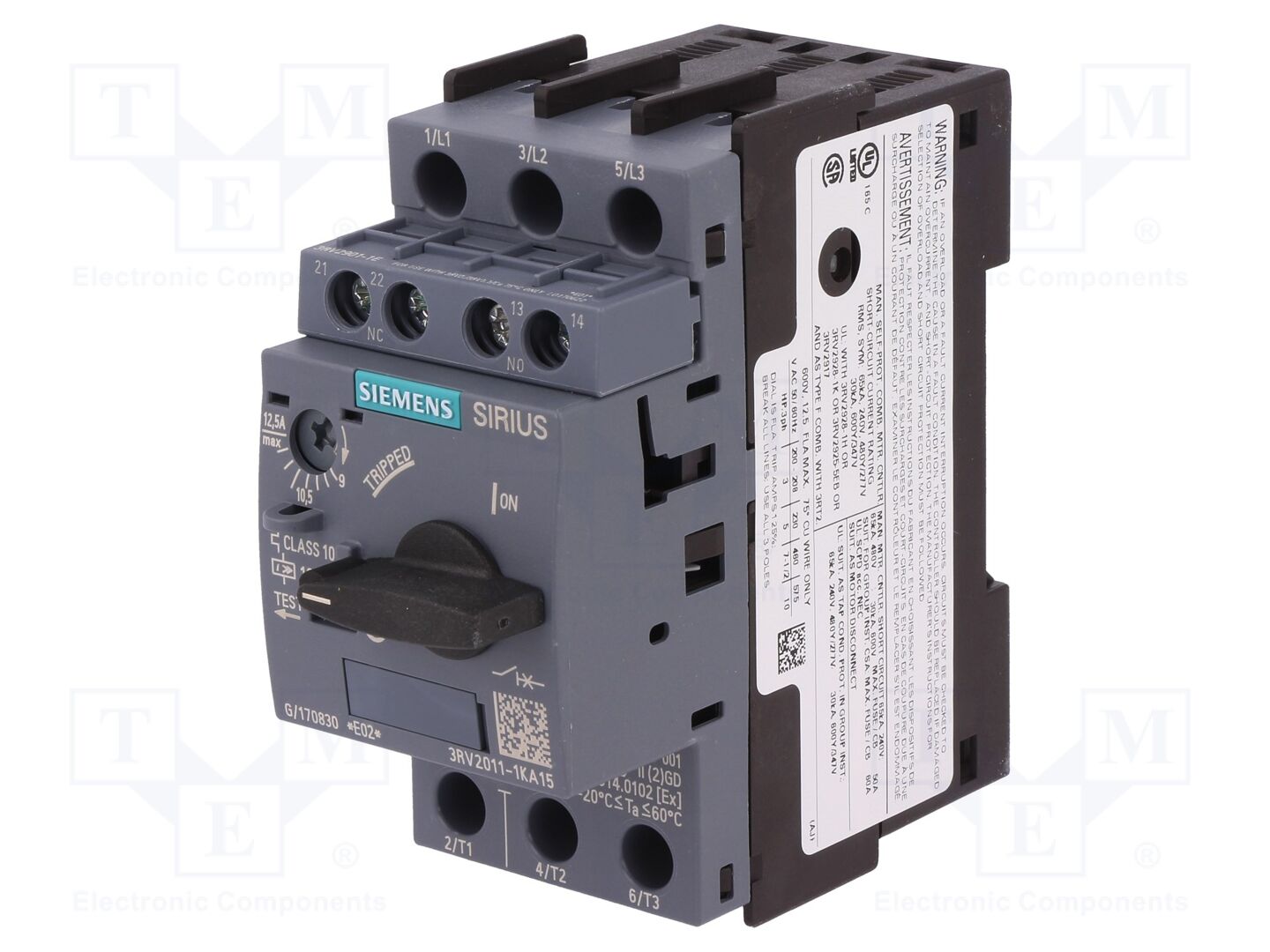 SIEMENS 3RV2011-1KA15 Moottorinsuojakatkaisija 5.5kW