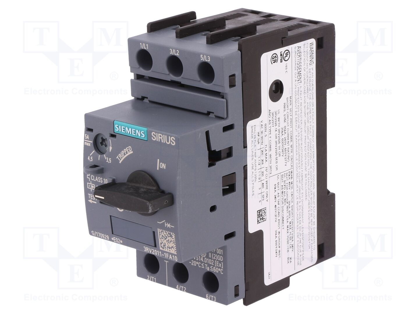 SIEMENS 3RV2011-1FA10 Moottorinsuojakatkaisija 1.5kW