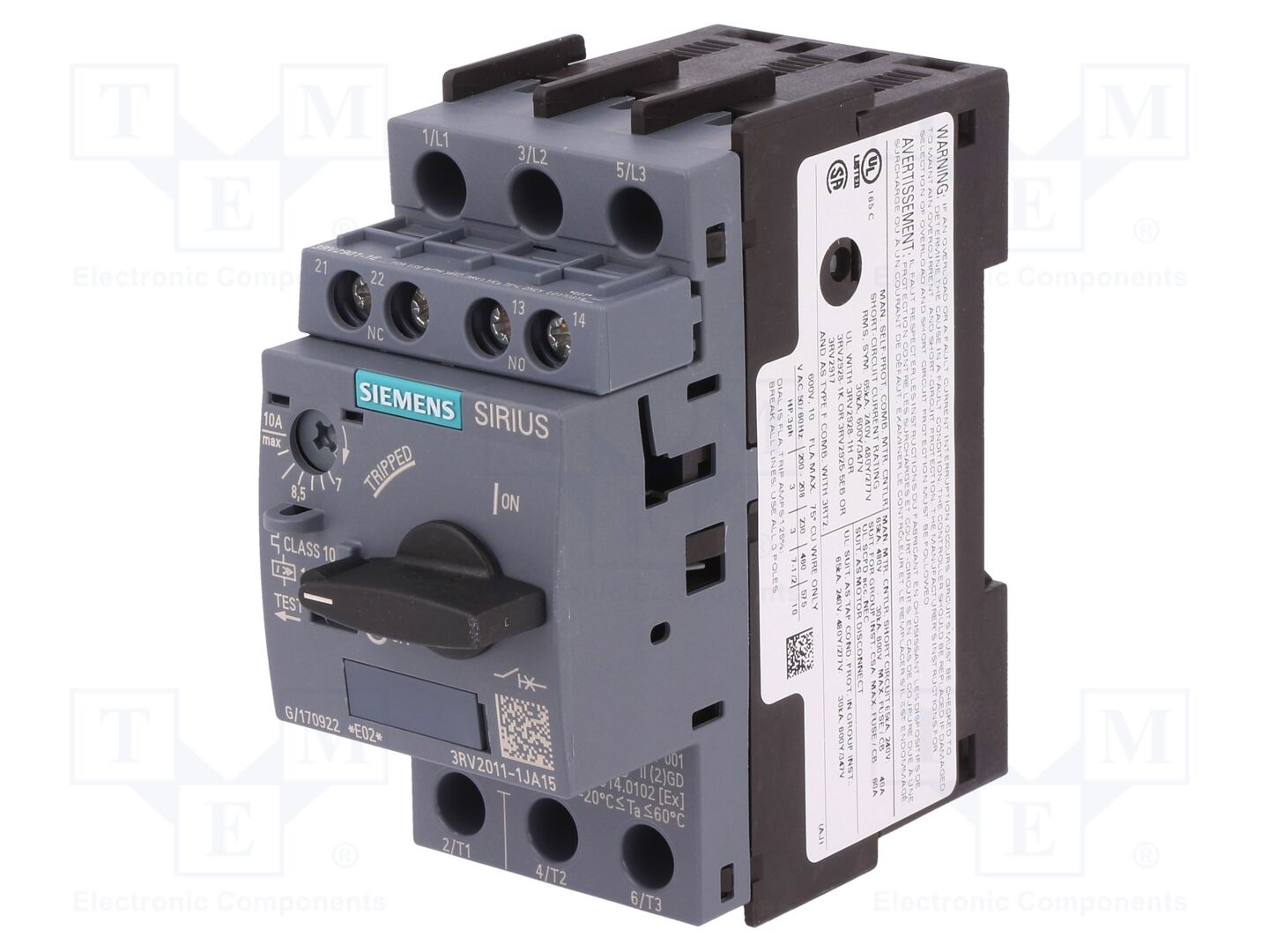 SIEMENS 3RV2011-1JA15 Moottorinsuojakatkaisija 4kW