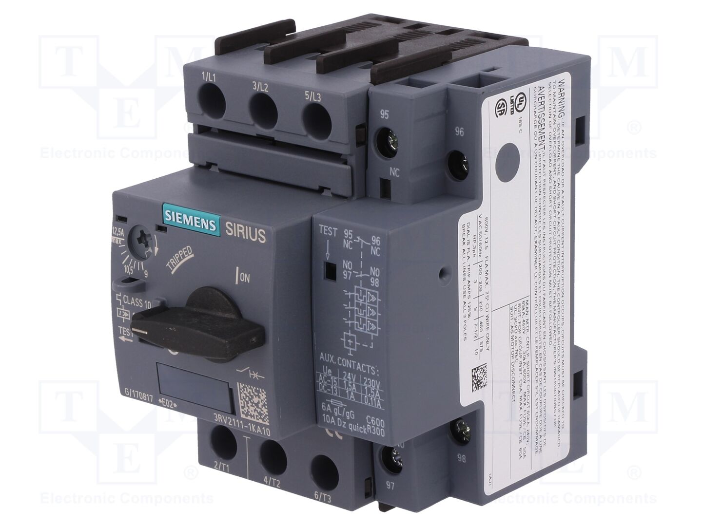 SIEMENS 3RV2111-1KA10 Moottorinsuojakatkaisija 5.5kW