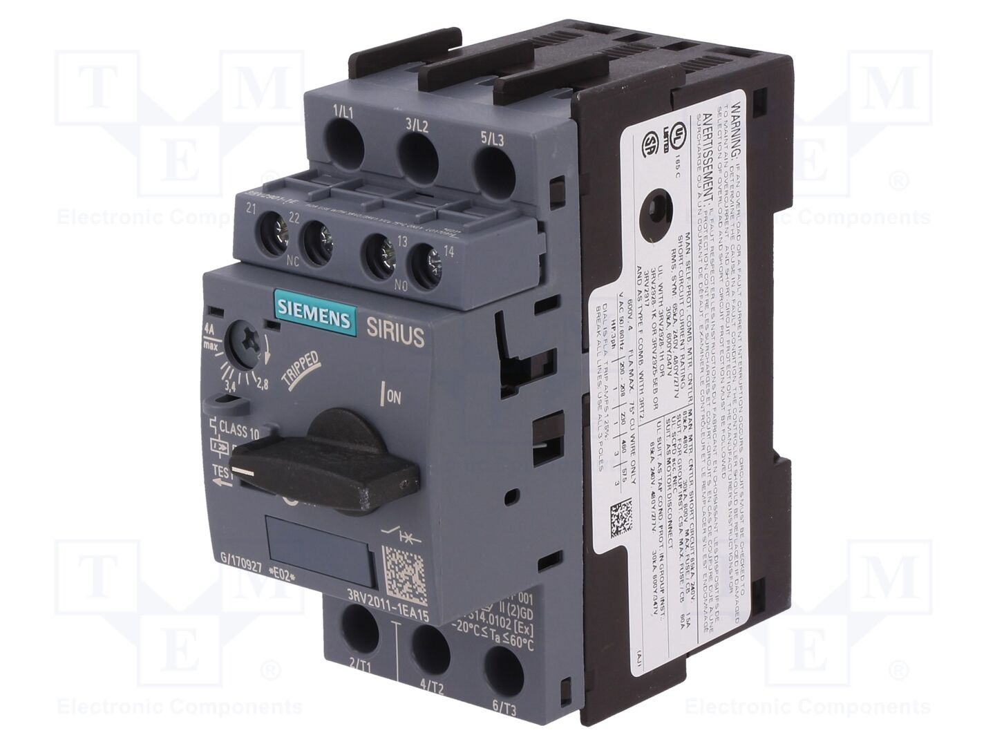 SIEMENS 3RV2011-1EA15 Moottorinsuojakatkaisija 1.5kW