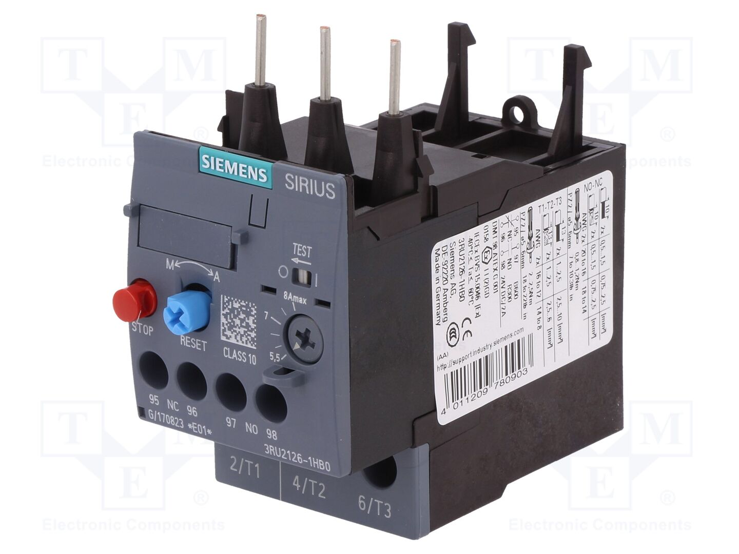 SIEMENS 3RU2126-1HB0 Termorele 3kW