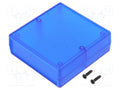 HAMMOND 1593ARTBU Kotelo paneelilla 74x75x27mm