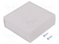 HAMMOND 1593ARGY Kotelo paneelilla 76x76x28mm